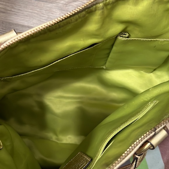 Vintage Coach Poppy Heritage Legacy Stripe Tote/Satchel Bag - Picture 13 of 16